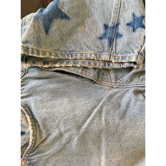 Free People We The Free Good Luck Star Barrel Jeans 30 - Picture 9 of 9